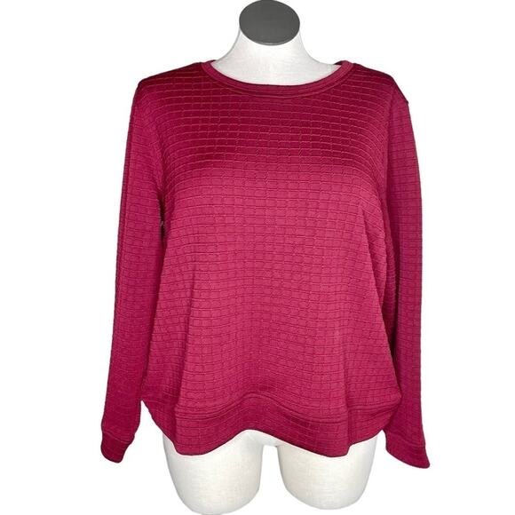 Eloquii NWT textured casual sweatshirt blouse top women's plus size 22/24 - Picture 1 of 7